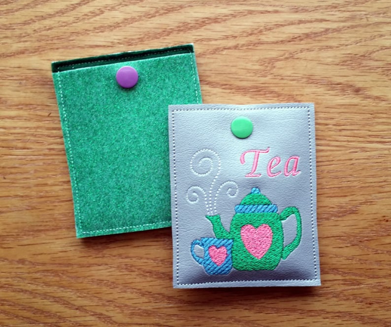 ITH Teapot Small Tea Bag Holder Small Tea Bag Wallet Teapot Etsy
