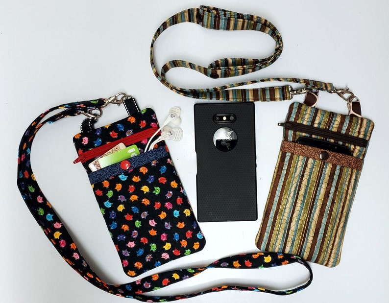ITH Cellphone Holder Zipper Bag, Phone Case Embroidery, In The Hoop Zipper Bag, Cellphone Embroidery Design - DIGITAL FILE - 6x10 Hoop image 6