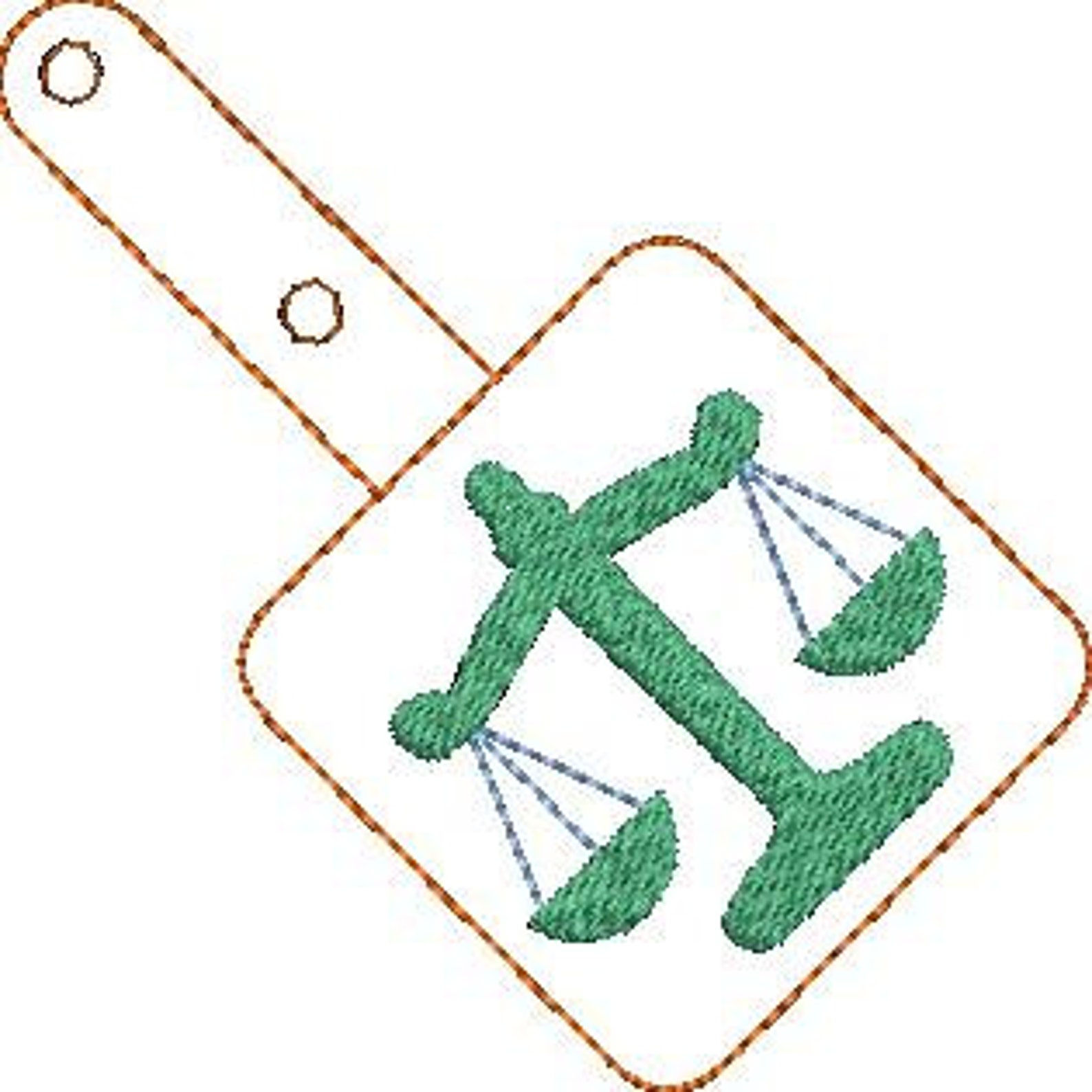 ITH Scales of Justice Key Fob Law Key Fob Lawyer Bag Tag Etsy