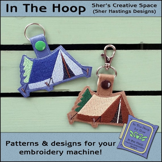 Machine Embroidery Design DIGITAL FILE ITH Green Nail Polish Key Fob Nail Tech Bag Tag Vinyl Key