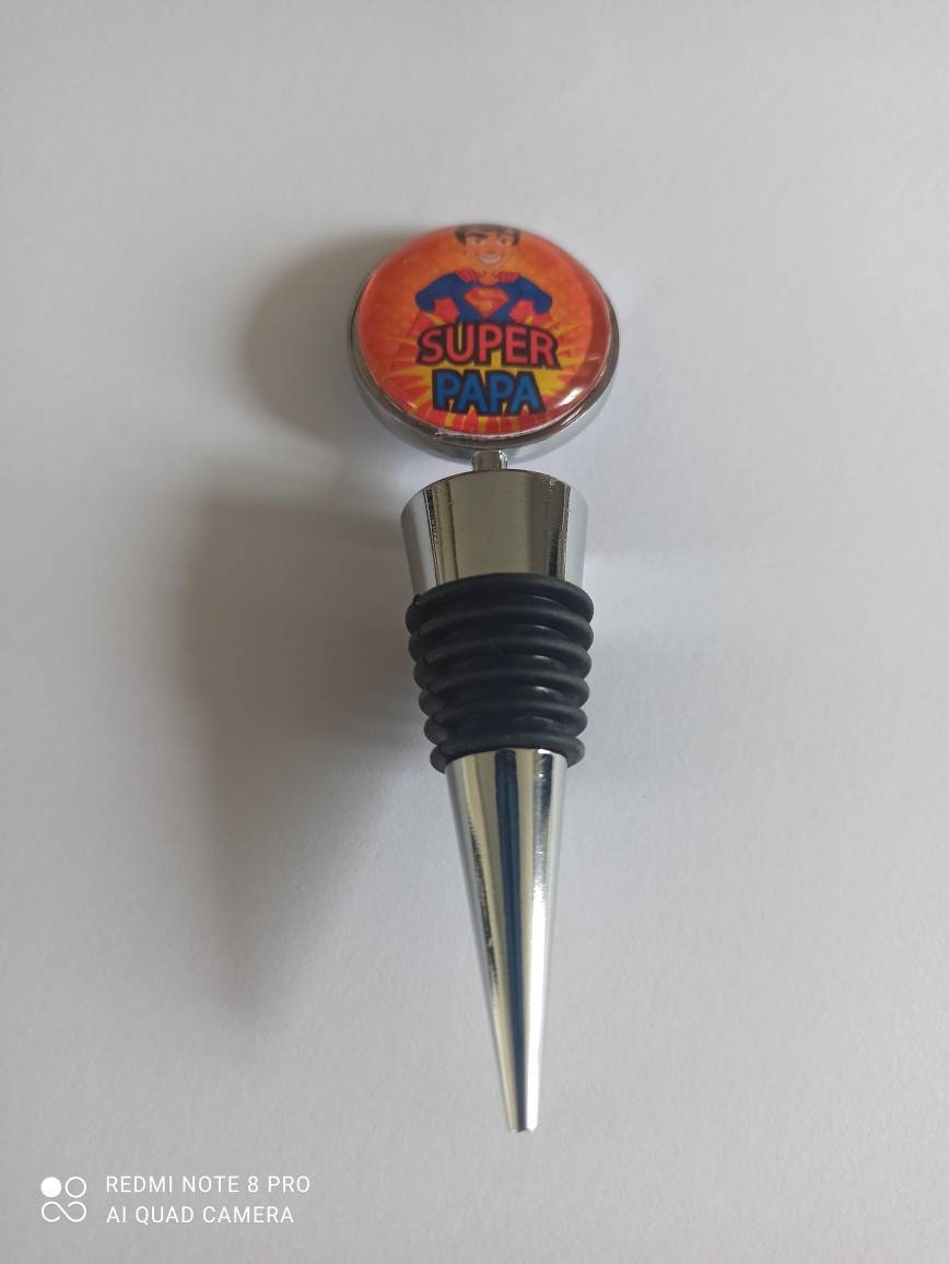 Bouchon Bouteille de Vin Thème Papa