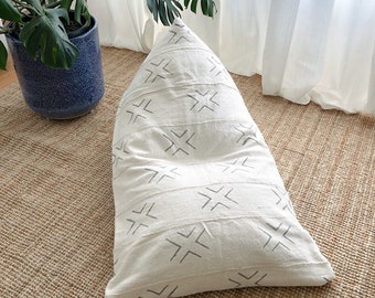 Blue Indigo Vintage Mudcloth Boho Lounger\u00ae
