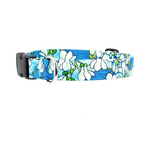 Buttonsmith Tiffany Magnolia Dog Collar Made in USA Etsy France
