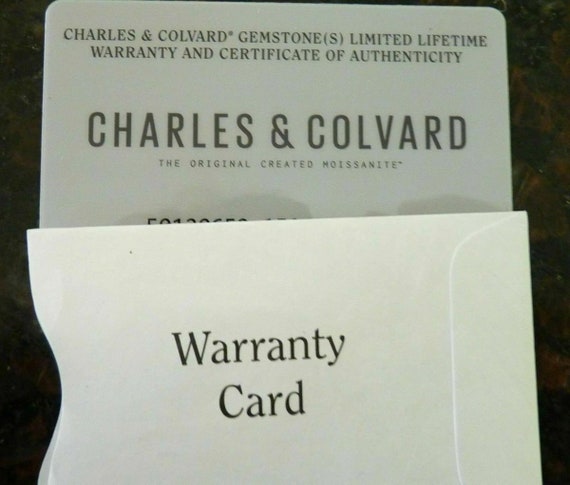 Charles and colvard certificate of authenticity deals