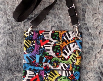 Piano & Music Crossbody Bag