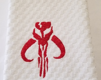 Star Wars Mandalorian Kyr’bes Geschirrtuch/Handtuch bestickt