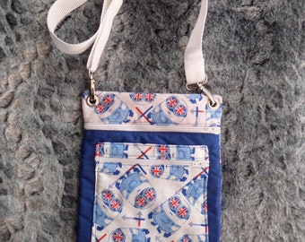 Minions Britsh Crossbody Bags made with Licensed Disney Fabric