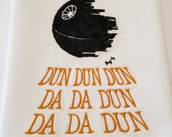 Star War Death Star Embroidered Dish/Hand Towel