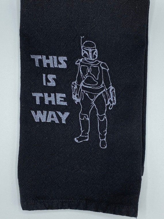 Star Wars Mandalorian This Is the Way Embroidered Hand Towel