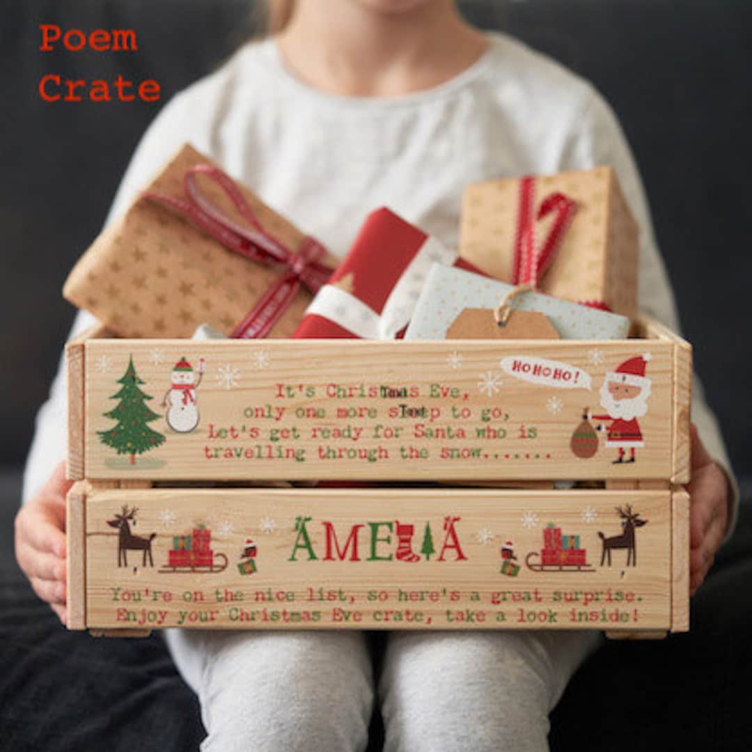 Personalised Christmas Eve Box Personalised Christmas Eve Crate