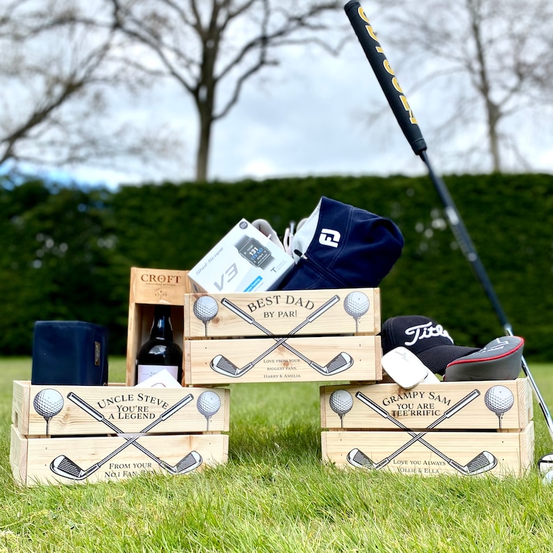 Personalised Golf Box Personalised Golf Crate Personalised Etsy UK