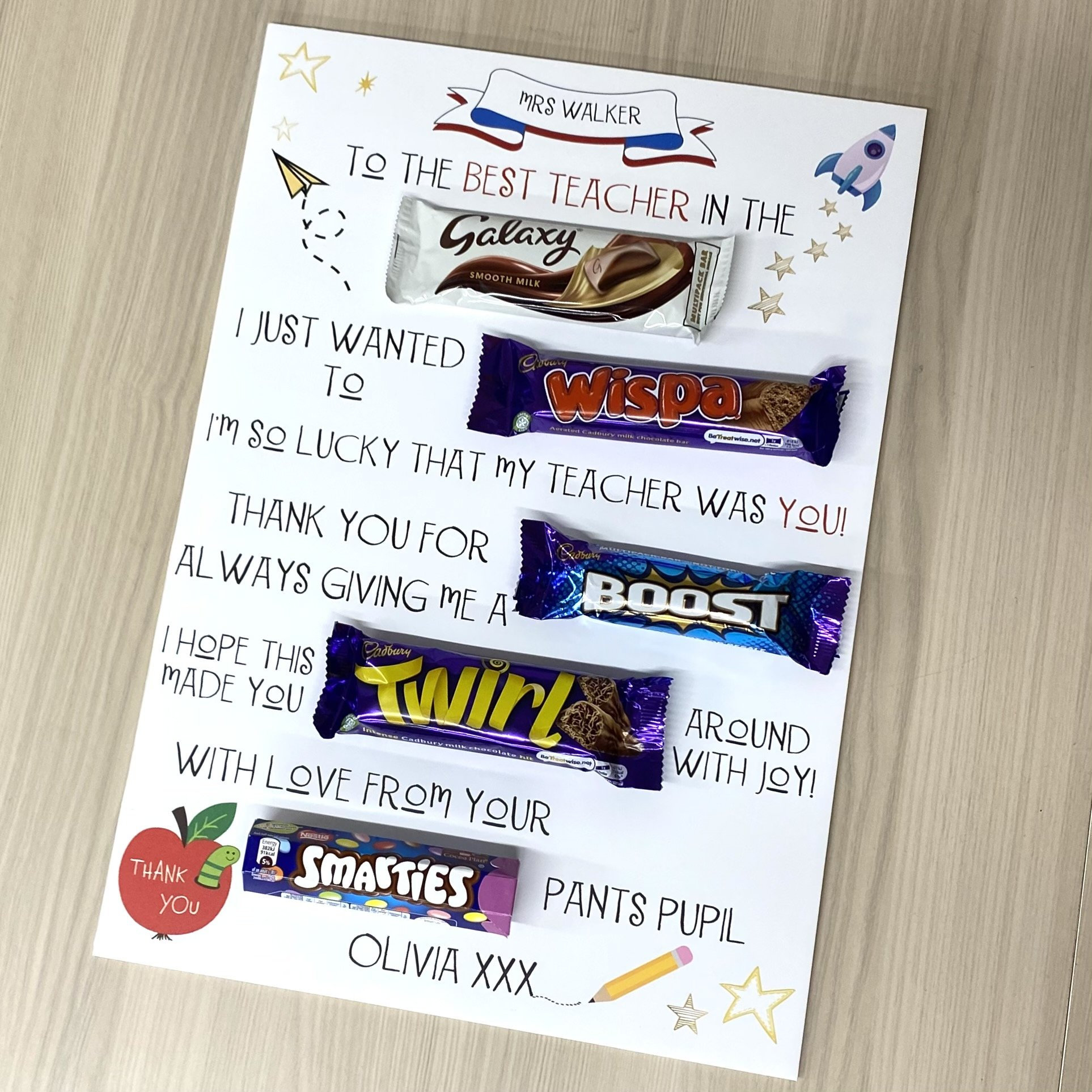 Personalised Teacher Chocolate Board - Chocolate Board - Teacher Gifts Thank  You Teacher Gift - Teacher Appreciation Gifts - End of Term - Etsy, image size:1926x1926