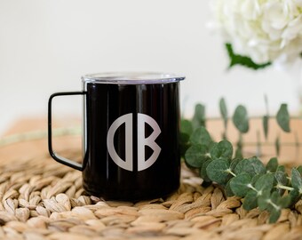 Personalized Stainless Steel Coffee Mug | Monogrammed Gift