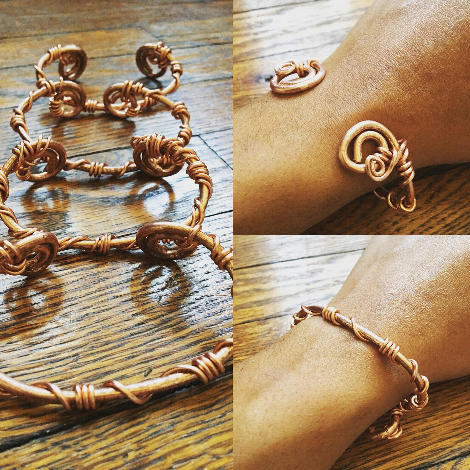 Thick Copper Bands Etsy