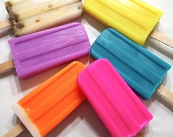 Popsicle Soap, Grapefruit Soap, Soap Party Favors, Pink Soap, Fruity Soap, Soap Gift, Fun Soap, Soap for Kids, Goats Milk Soap,