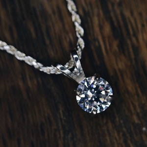 Chunky fake diamond necklace cheap