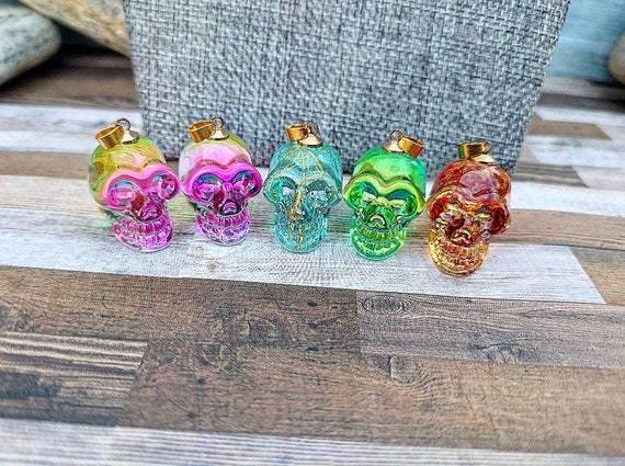 Crystal cheap skull necklace