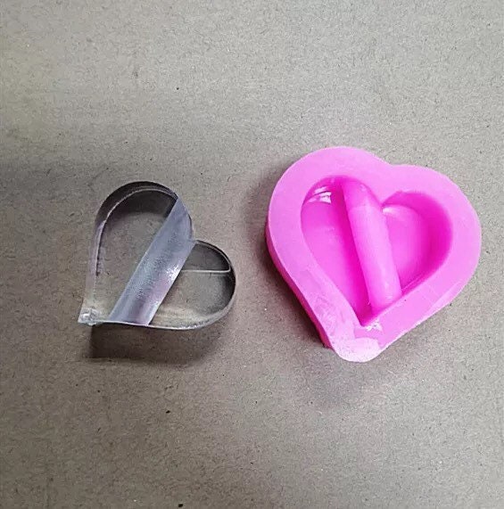 Heart Straw Topper Mold