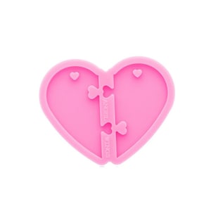 2Pieces Heart Puzzle Mold