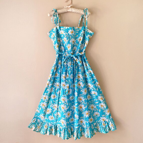 Vintage 1980s Laura Ashley Dress Sundress Floral D