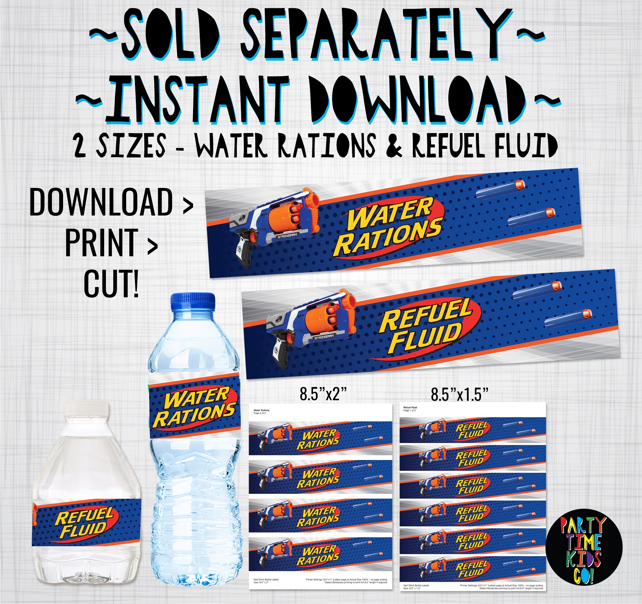 Dart Water Bottle Wraps Drink Labels 2 x Sizes Refuel Fluid & Etsy