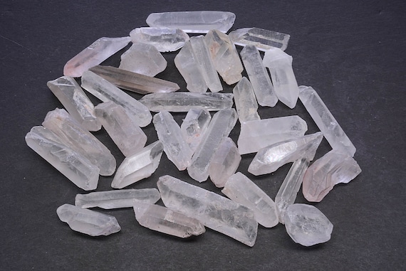 Quartz Crystal Collection 1//2 Lb Natural Clear Points Brazil