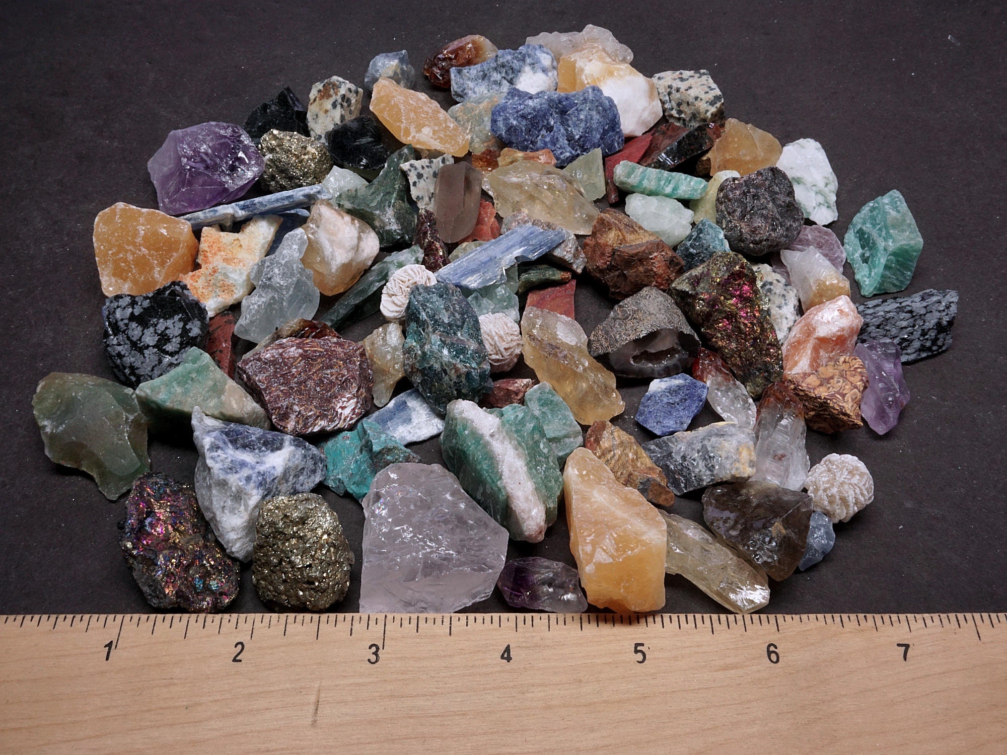 1Lb Lg Crafters rock collector Mix Lots Gems Crystals Natural Mineral Specimens 