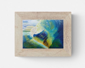 Crashing Wave Artwork - Surf Home Decor - Breaking Wave Art Print - Beach Art - Coastal Decor