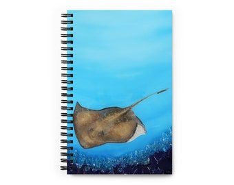 Stingray Journal | Spiral Notebook | Dotted Grid and Lined