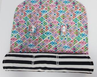 UPPAbaby Cruz Reversible  Stroller Liner - Multicolored Triangles & Stripes