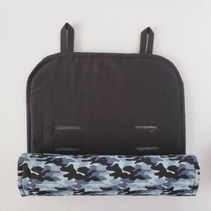 City Select Reversible Stroller Liner Black Blue Camo image 3