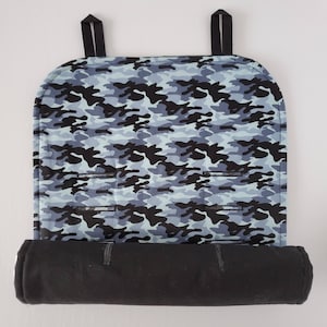 City Select Reversible Stroller Liner Black Blue Camo image 1