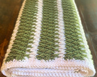 PDF-Snow Topped Alpine Throw Crochet PDF Pattern