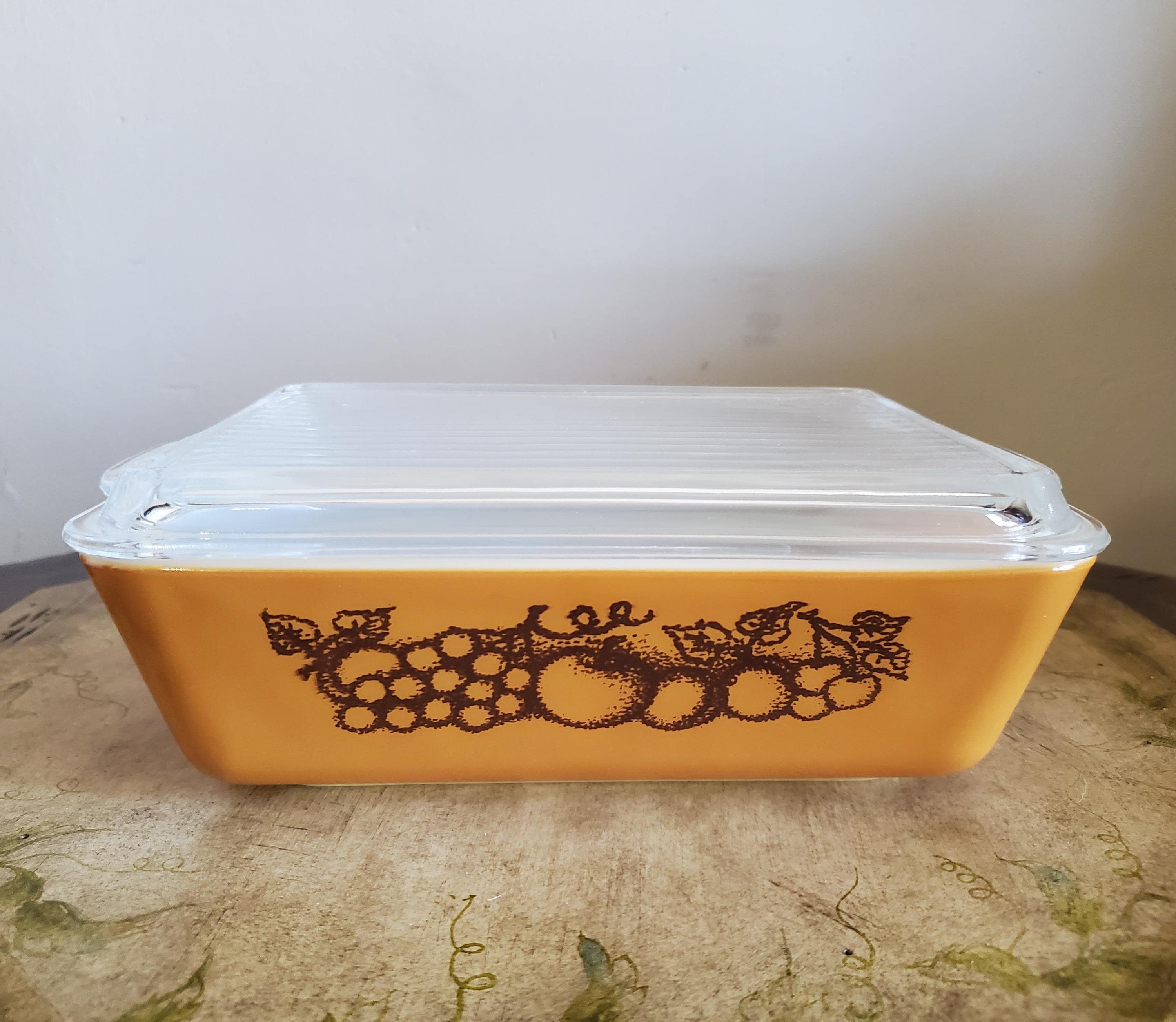 Pyrex Refrigerator Dishes Old Orchard - Etsy