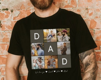 Father's Day Shirt, Custom Photo Shirt, Custom Dad Shirt, Father's Day Gift, Father Gift, Gift For Dad, Birthday Gift for Him, Dad Gift