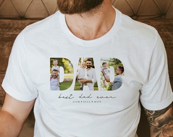 Father's Day Shirt, Custom Photo Shirt, Custom Dad Shirt, Father's Day Gift, Father Gift, Gift For Dad, Birthday Gift for Him, Dad Gift