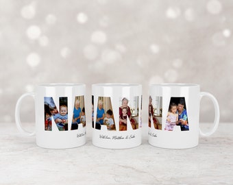 Nana Photo Mug, Gift For Grandma, Mothers Day Gift, Grandma Gift, Grandma Birthday Present, Grandma Christmas Present, Ceramic Mug 11/15 oz