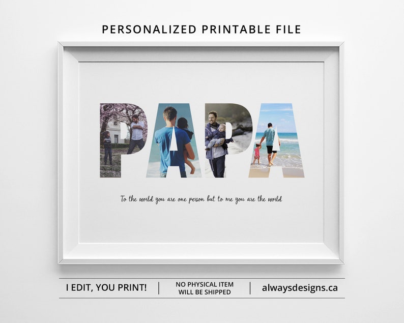 personalised gifts for papa