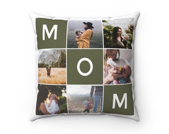 Mom Photo Pillow Case, Mom Pillow Cover, Mother's Day Gift, Mothers Day Gift, Mother Gift, Gift For Mom, Birthday Gift for Her, Mom Gift