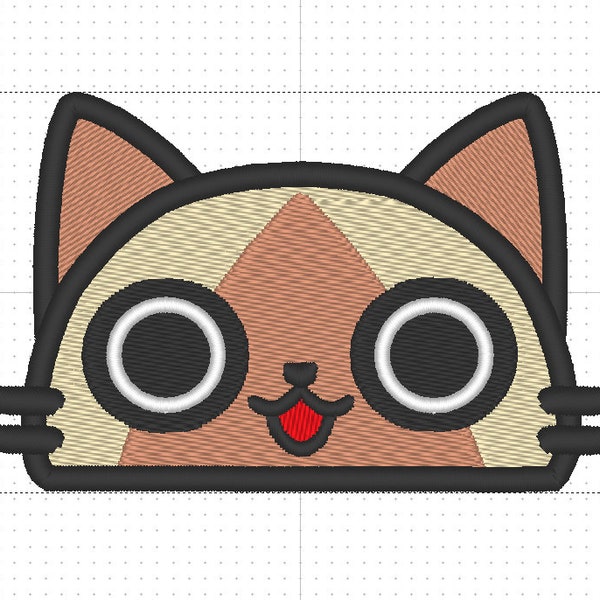 Palico Monster Hunter Machine Embroidery Pattern File