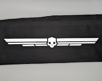 Cosplay Skull Heat Transfer Vinyl Decal For Cape