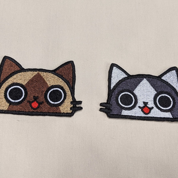Monster Hunter Palico Patch - Sew-on or Iron-on - Custom Colors Available!