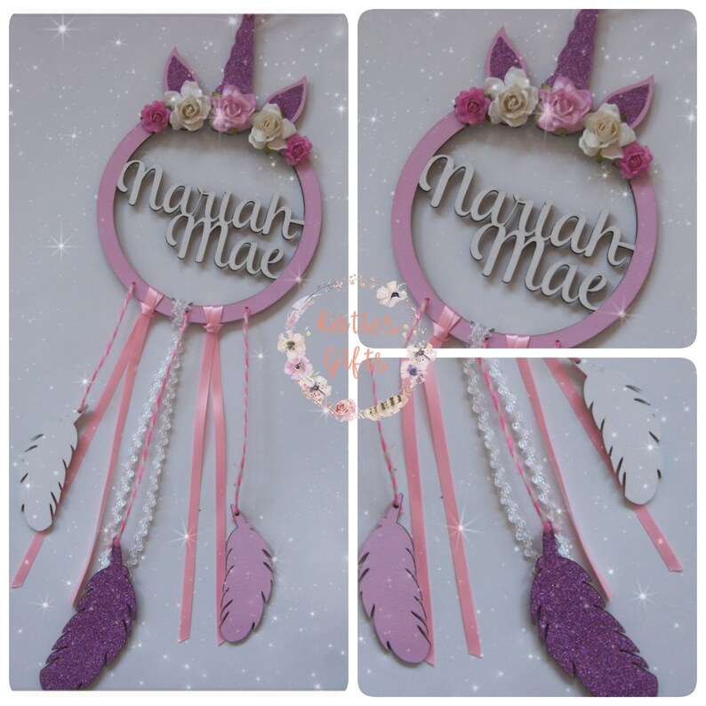 Unicorn Dream Catcher Unicorn Decor Bedroom Decor Girls Gifts