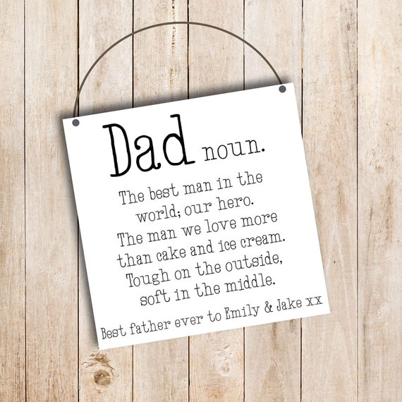 dad plaque gifts
