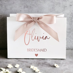 Bridesmaid Gift bag - Personalised Gift Bag - Bridesmaid gifts - Mother of the bride gifts - Bridesmaid proposal - Maid of Honour - Wedding