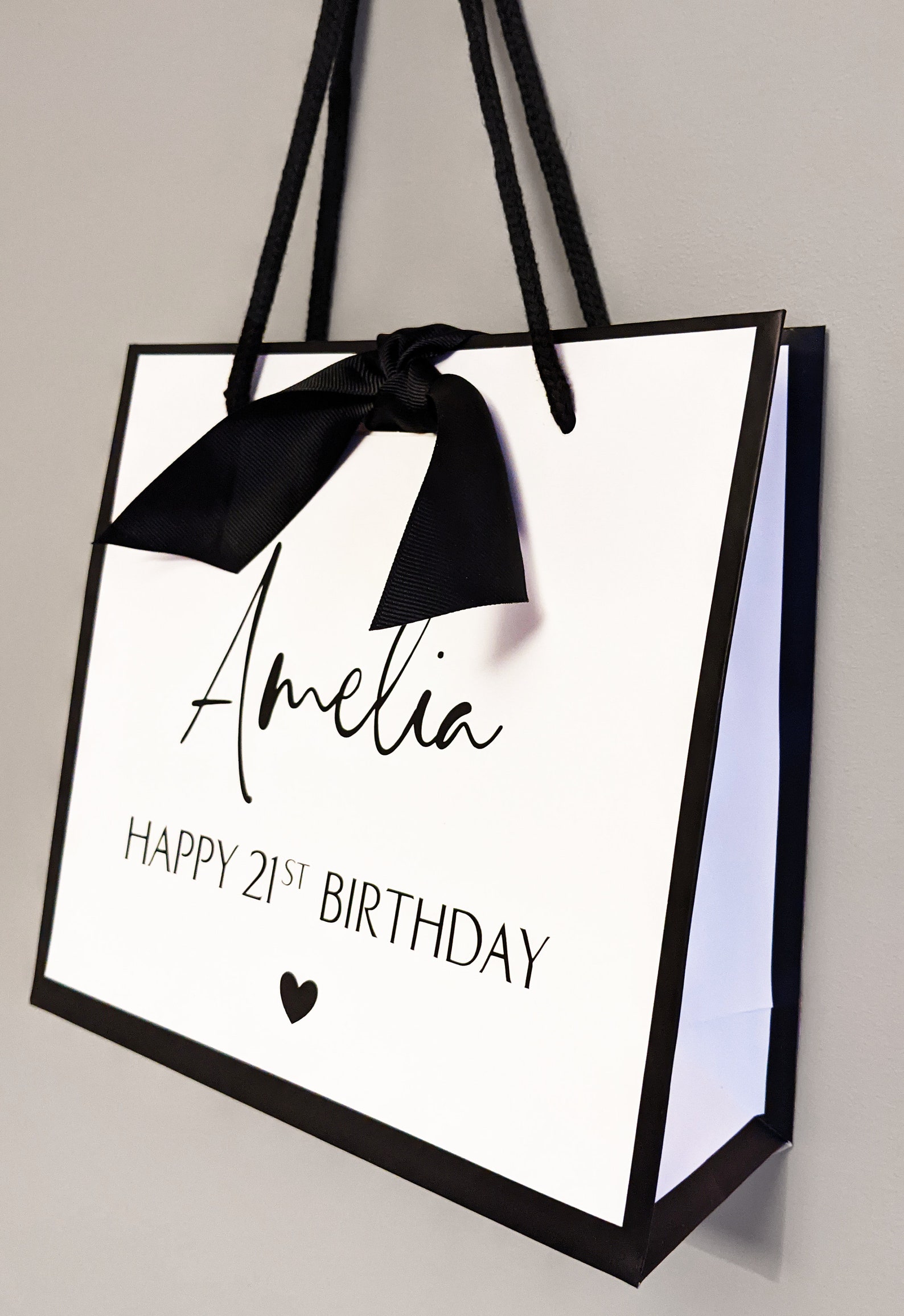 Birthday Gift Bag Personalised Gift Bag Luxury Gift Bag Etsy UK