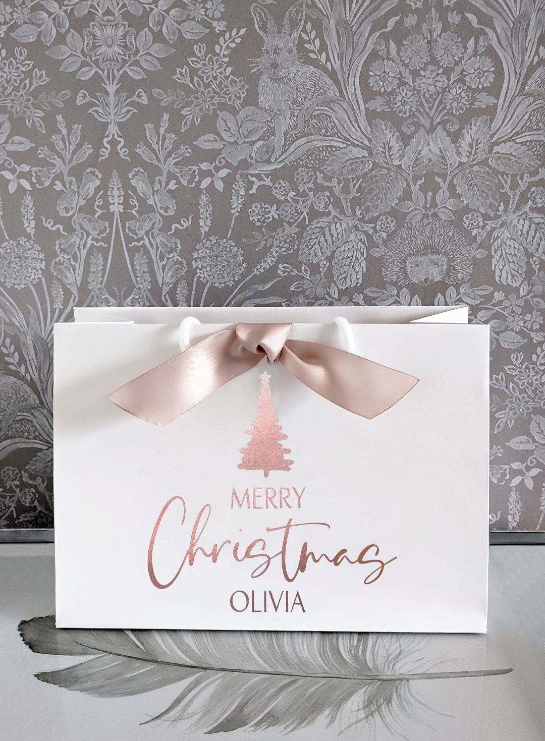 Personalised Gift Bag Christmas Gift Bag Luxury Gift Bag - Etsy UK
