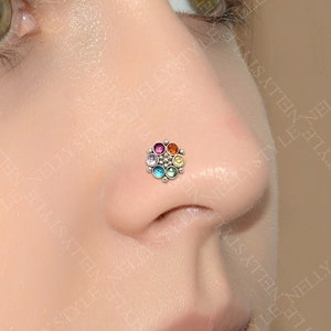 Nose Ring 20g - Implant Grade Titanium Nose Stud, Nose Screw