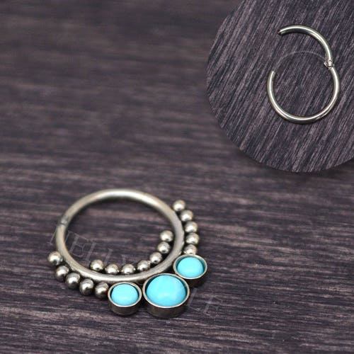 Surgical Steel Septum Ring 14g Septum Jewelry Daith Etsy