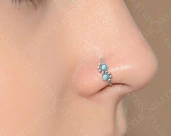 Nose Ring Hoop - Titanium Nose Piercing